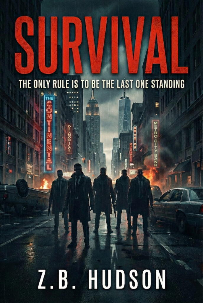 Survival 5 men in the night New York on fire